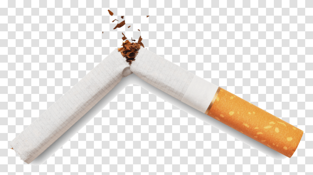 A Cigarrette Broken In Half Broken Cigarette, Smoke, Tobacco, Smoking, Label Transparent Png