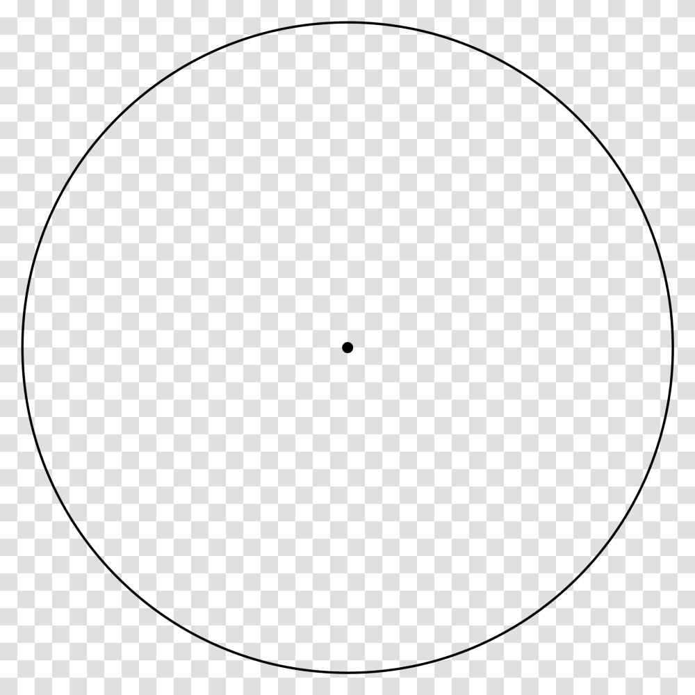 A Circle With The Center Marked With A Dot Cut Out Letter O, Gray, World Of Warcraft Transparent Png