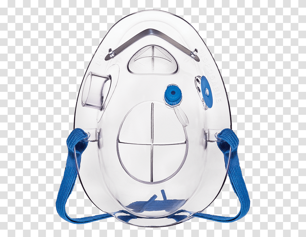 A Close Up Of The Panoramic Oxygen Mask With Blue Straps Procedural Oxygen Mask, Helmet, Clock Tower, Architecture Transparent Png