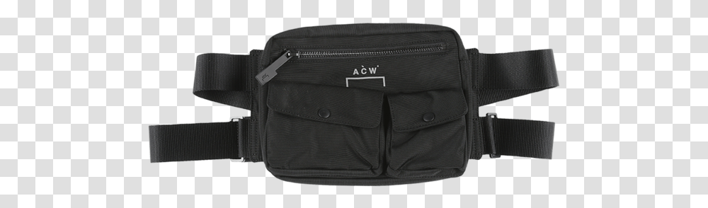 A Cold Wall Abdomen Bag Cold Wall Black Abdomen Bag, Briefcase, Zipper Transparent Png
