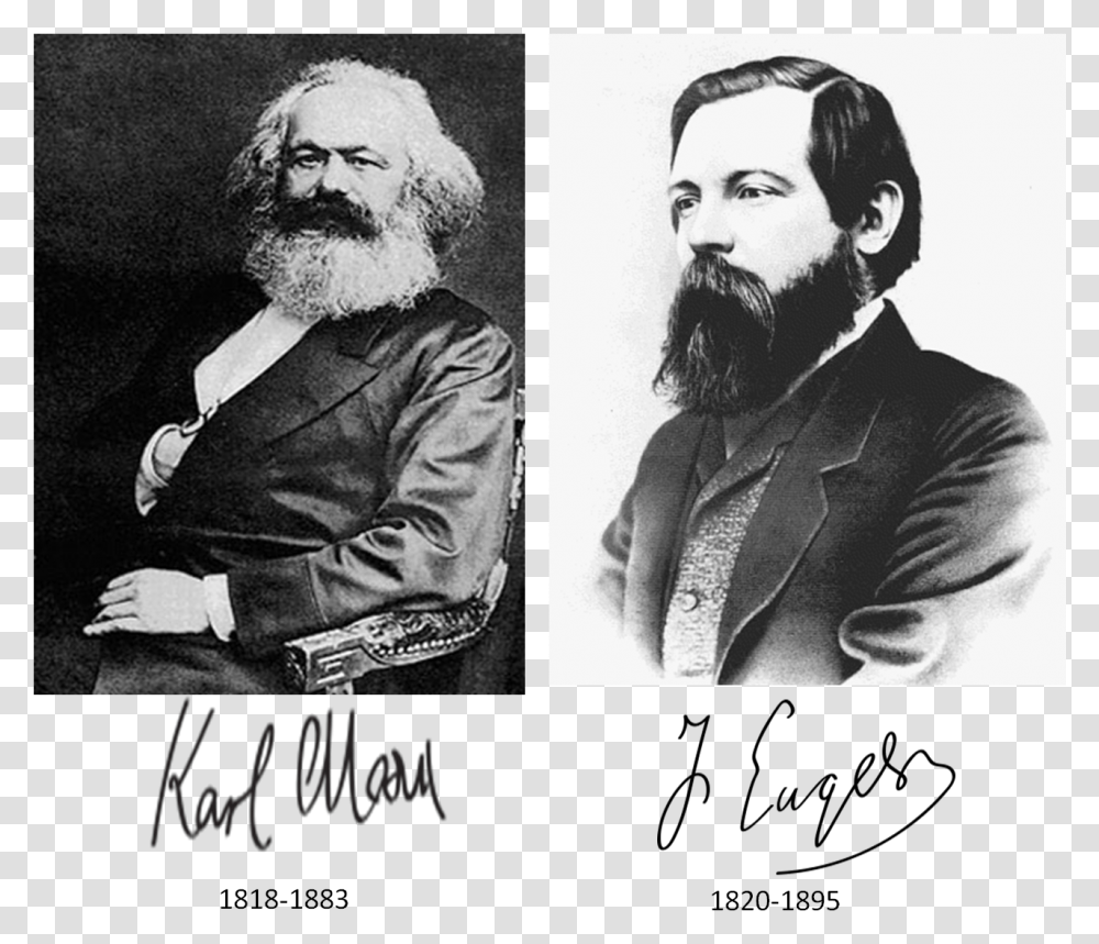 A Comparison Of Works Between Karl Marx And Friedrich Friedrich Engels View Of Government, Face, Person, Drawing Transparent Png