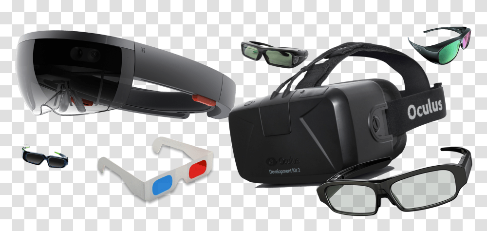 A Considerable Number Of Different 3d Glasses Scattered Strap, Camera, Electronics, Sunglasses, Cushion Transparent Png