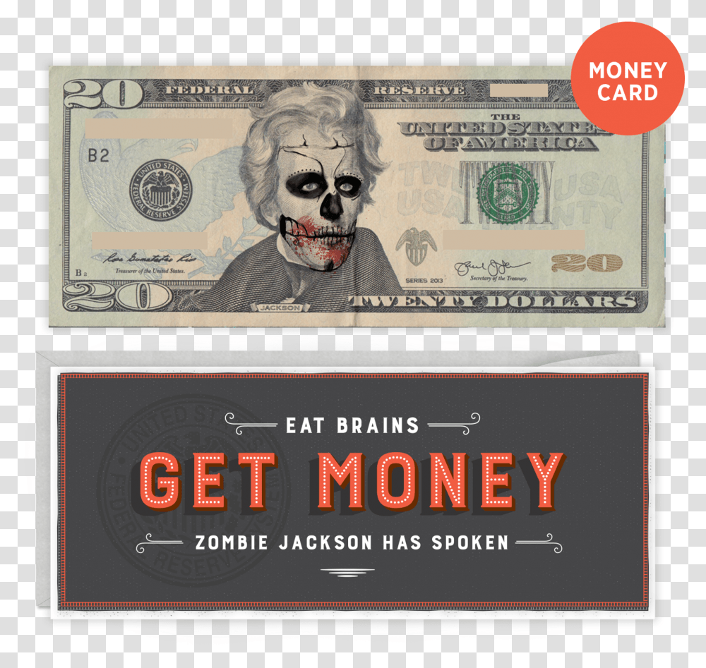 A Cover With Illustration Transforms A 2019 20 Dollar Bill, Money, Person, Human Transparent Png