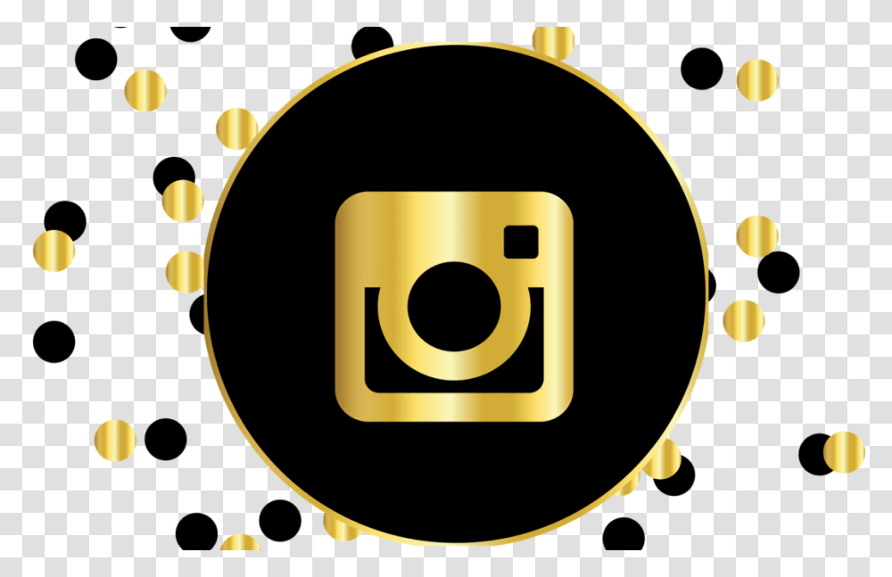 A Creative Guide For What To Post On Instagram In 2019 Instagram Icon Gold Black, Label, Logo Transparent Png