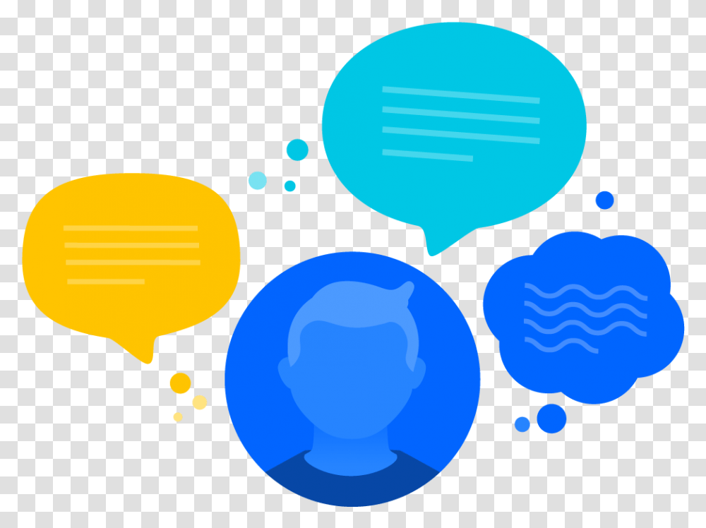 A Customer Thinking And Speaking In Word And Thought Portfolio, Ball, Balloon, Texture, Sphere Transparent Png