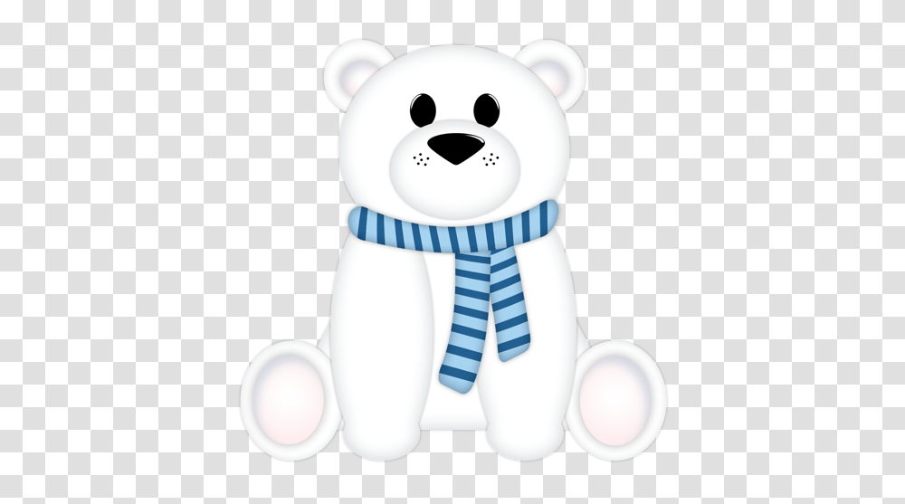 A Cute Winter Winter Clipart Bear Polar Bear, Nature, Outdoors, Mammal, Animal Transparent Png