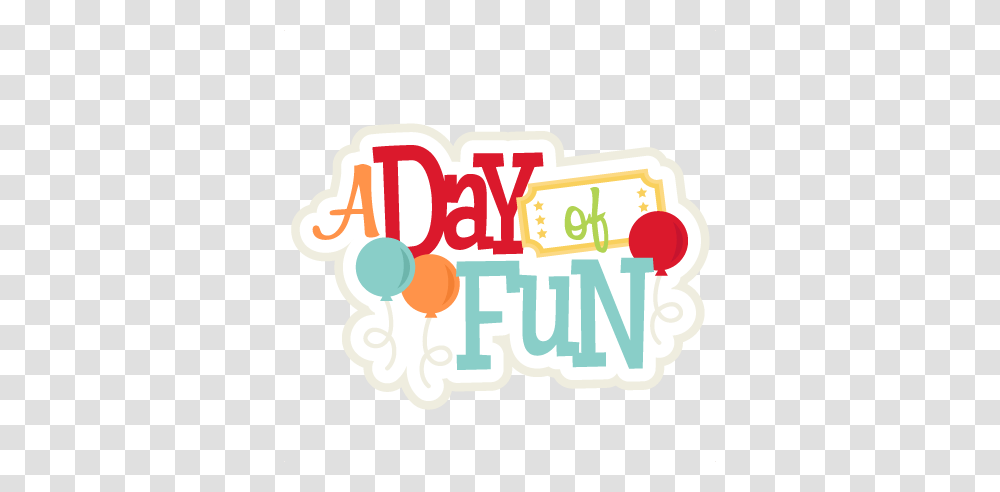 A Day Of Fun Scrapbook Title Amusement Park Cute, Logo, Dynamite Transparent Png
