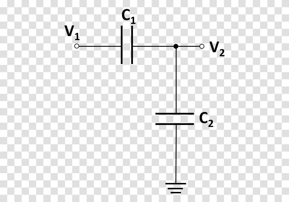 A Diagram Of A Cc Voltage Divider, Outdoors, Nature, Outer Space, Astronomy Transparent Png