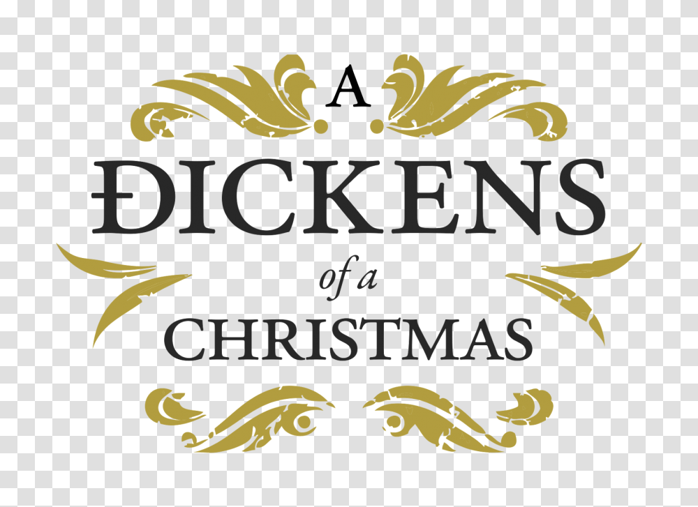 A Dickens Of Christmas Logo Vector Calligraphy, Text, Label, Graphics, Art Transparent Png