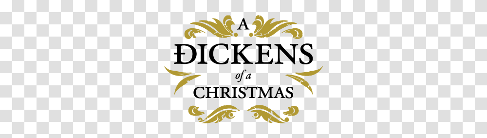 A Dickens Of Christmas Vector Logo Freevectorlogonet Calligraphy, Graphics, Art, Floral Design, Pattern Transparent Png