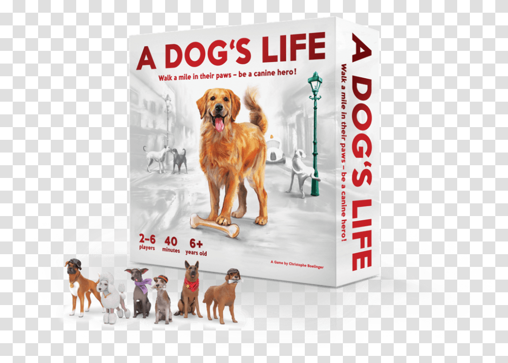 A Dogs S Life Game Dog's Life Board Game, Golden Retriever, Pet, Canine, Animal Transparent Png