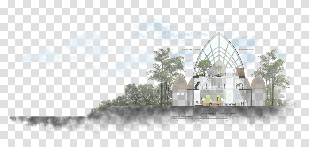 A Dogtion Shelter On Behance Arch, Building, Architecture, Housing, Office Building Transparent Png