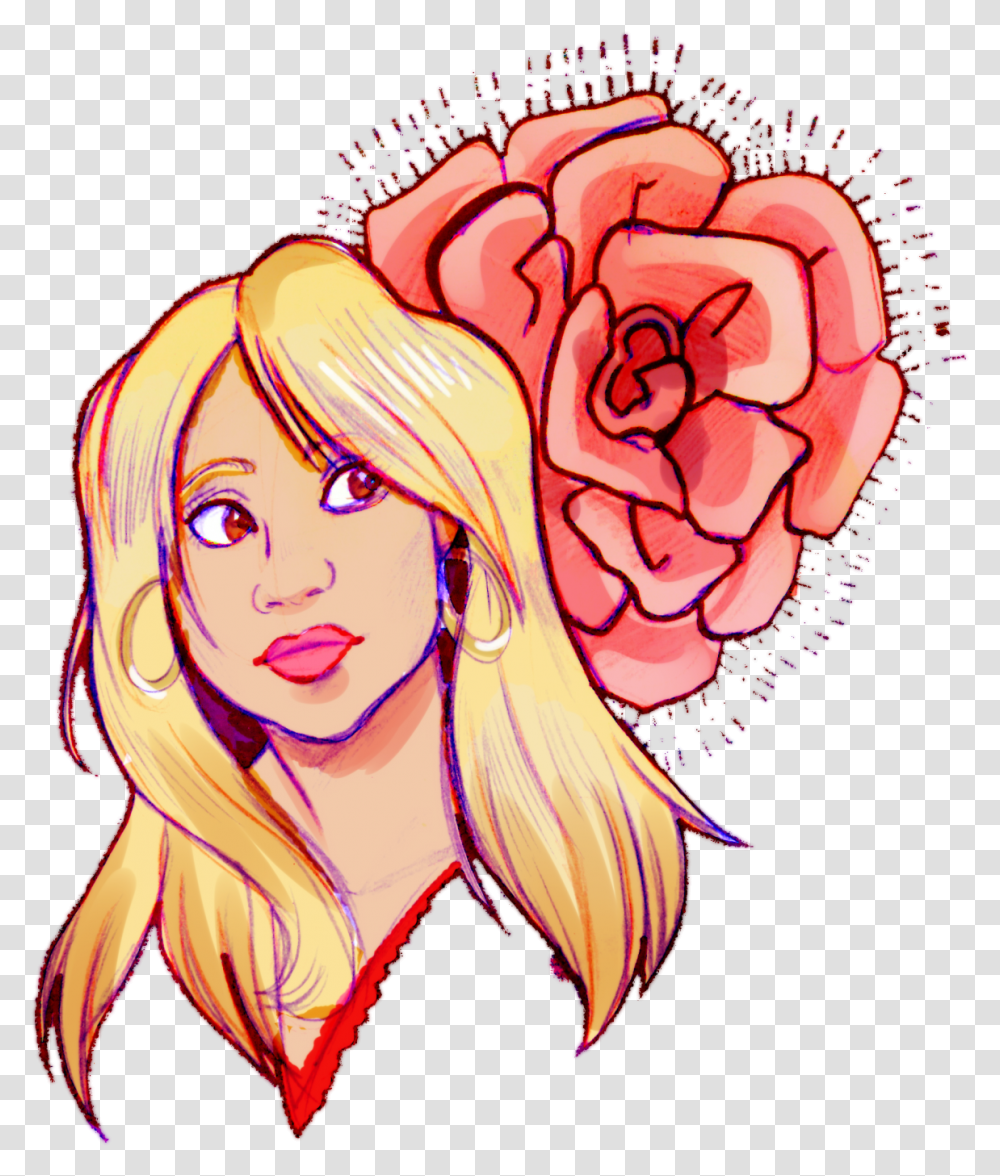 A Draw Of Rose Tyler C Illustration, Person, Human, Drawing Transparent Png