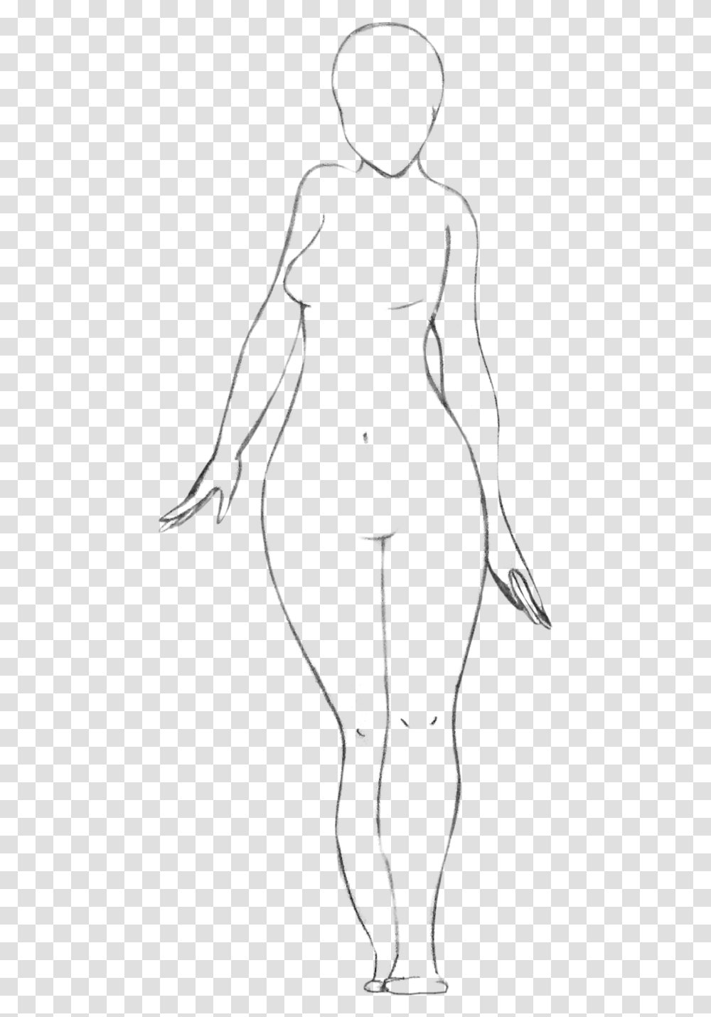 A Drawing Full Body Line Art, Person, Diamond, Screen, Electronics Transparent Png