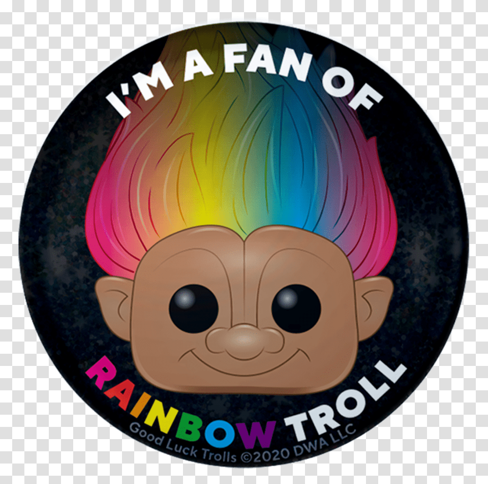 A Fan Of Rainbow Troll Catalog Funko Everyone Is A Circle, Logo, Symbol, Trademark, Label Transparent Png