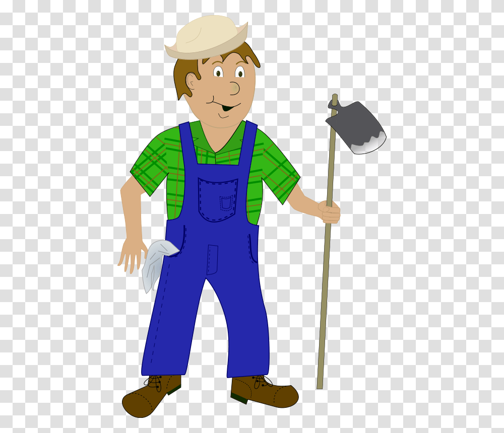 A Farmer Free Download Vector, Person, Human, Performer, Hat Transparent Png
