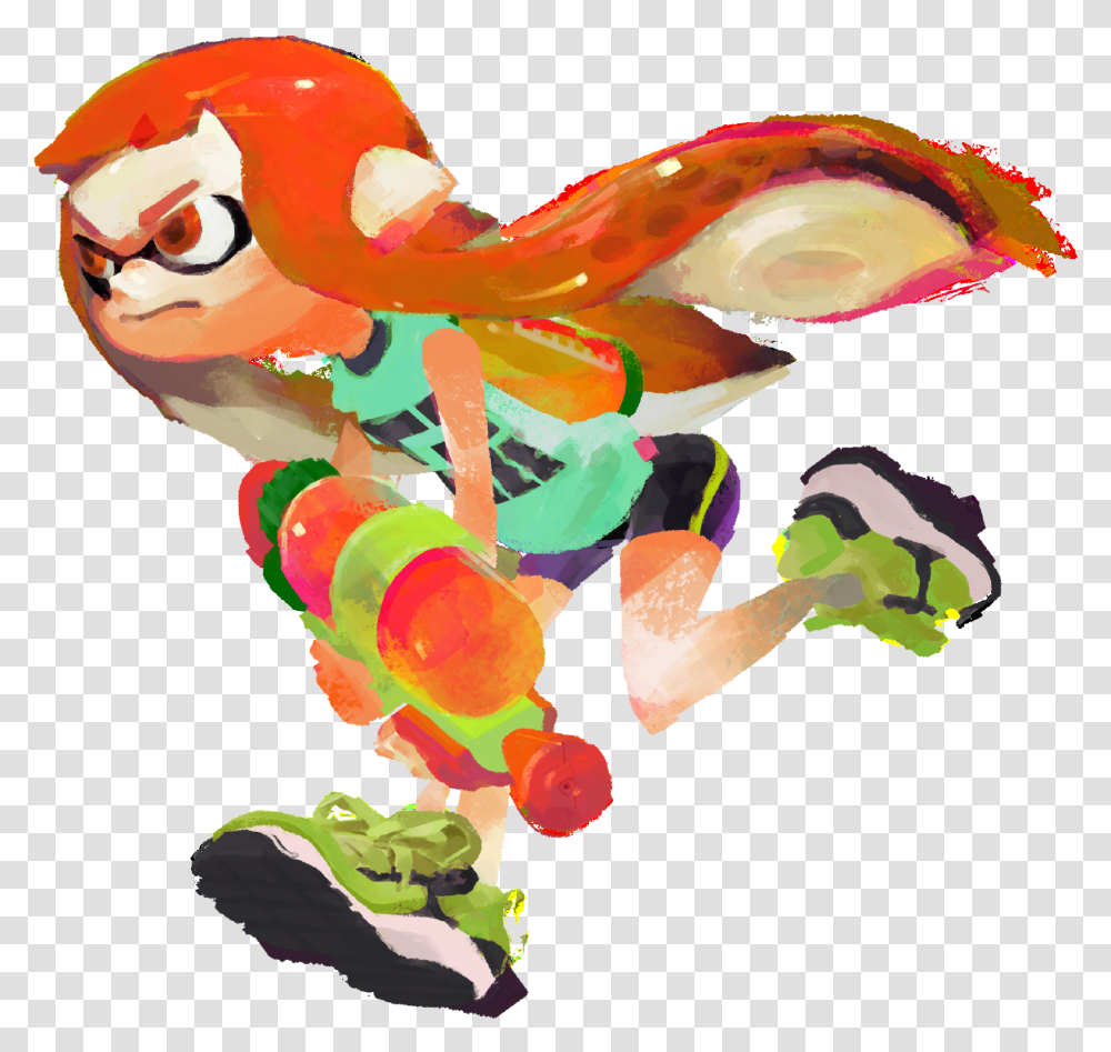 A Female Inkling Inkling Girl Concept Art, Animal, Invertebrate, Insect Transparent Png