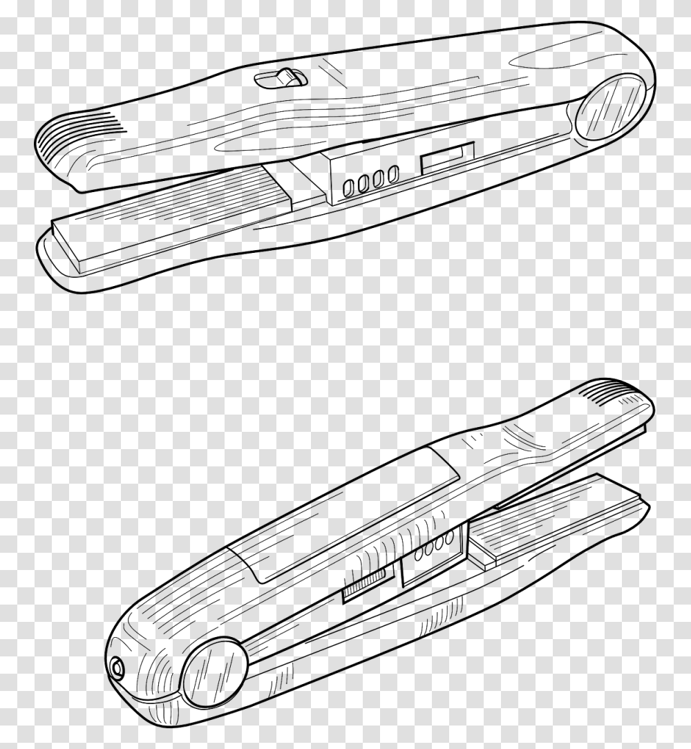 A Flat Iron Hair Dryer Clip Art, Weapon, Accessories, Diamond Transparent Png