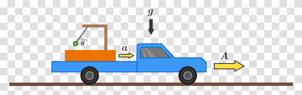 A Flatbed Truck Has A Box Of Mass M M Riding On The Pickup Truck, Vehicle, Transportation, Car, Automobile Transparent Png