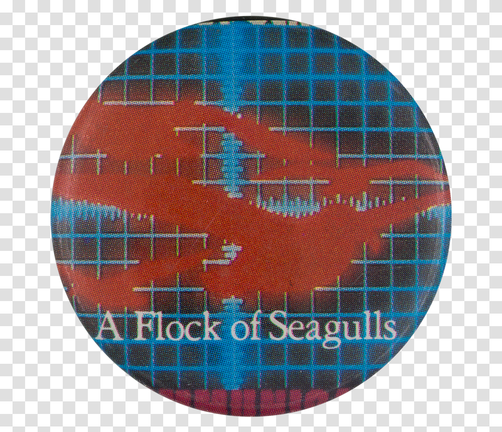 A Flock Of Seagulls Telecommunication Music Button, Sphere, Rug, Astronomy, Outer Space Transparent Png