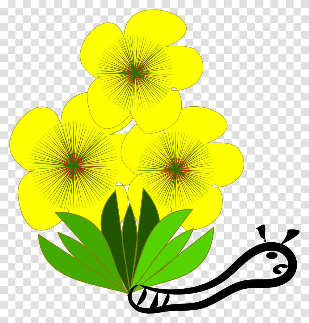 A Flor Amarela E A Lagarta Clip Arts Yellow Bell Flower Clipart, Plant, Blossom, Petal, Pollen Transparent Png