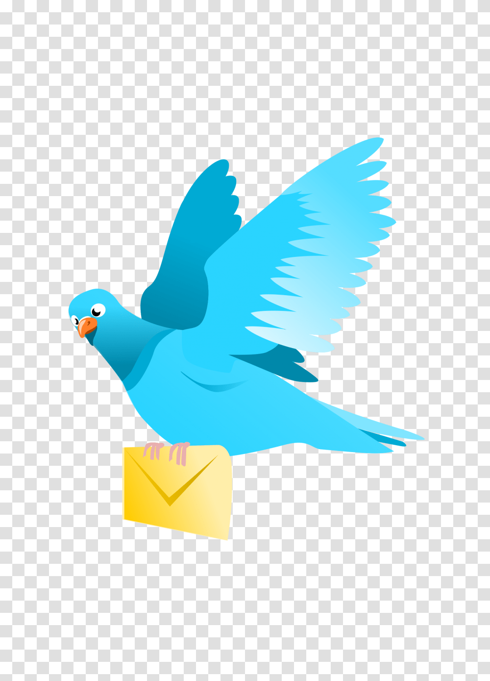 A Flying Pigeon Delivering A Message Icons, Bird, Animal, Jay, Dove Transparent Png