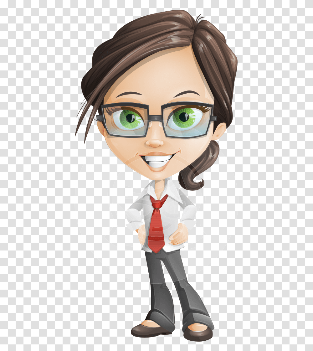A Formally Dressed Little Nikki The Cute Geeky, Person, Human, Doll, Toy Transparent Png