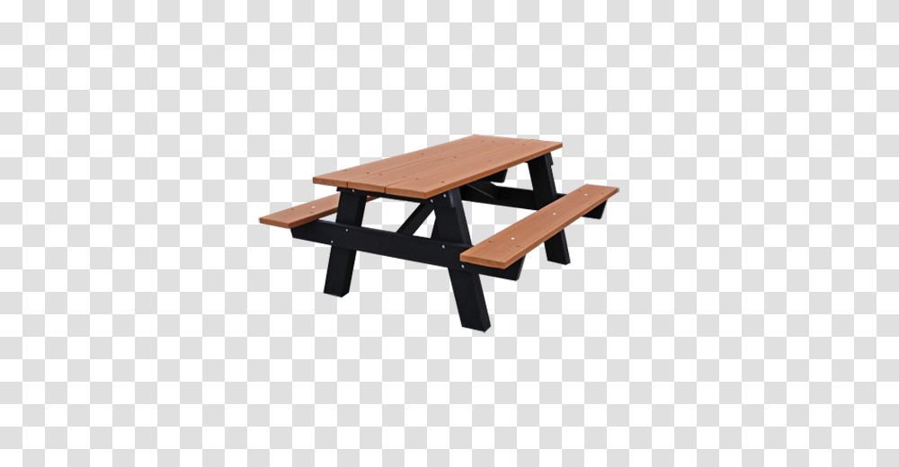 A Frame Recycled Plastic Picnic Table, Furniture, Tabletop, Bench, Coffee Table Transparent Png