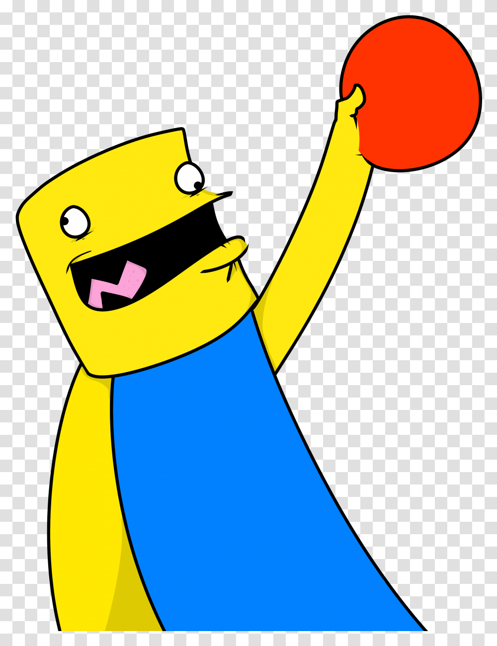A Friend Of Mine Drew This For My Roblox Dodgeball Dodgeball In A Face Roblox, Leisure Activities, Light Transparent Png