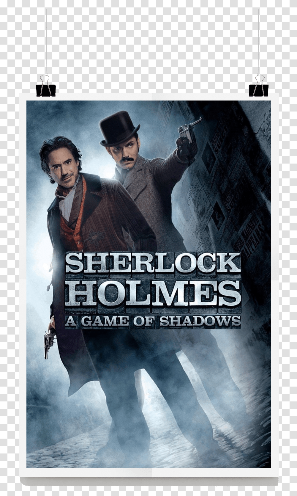 A Game Of Shadows Sherlock Holmes A Game Of Shadows Posters, Advertisement, Person, Human, Flyer Transparent Png