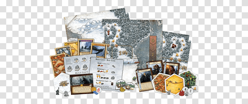 A Game Of Thrones Catan Brotherhood The Watch Catancom Carcassonne Game Of Thrones, Collage, Poster, Advertisement, Person Transparent Png