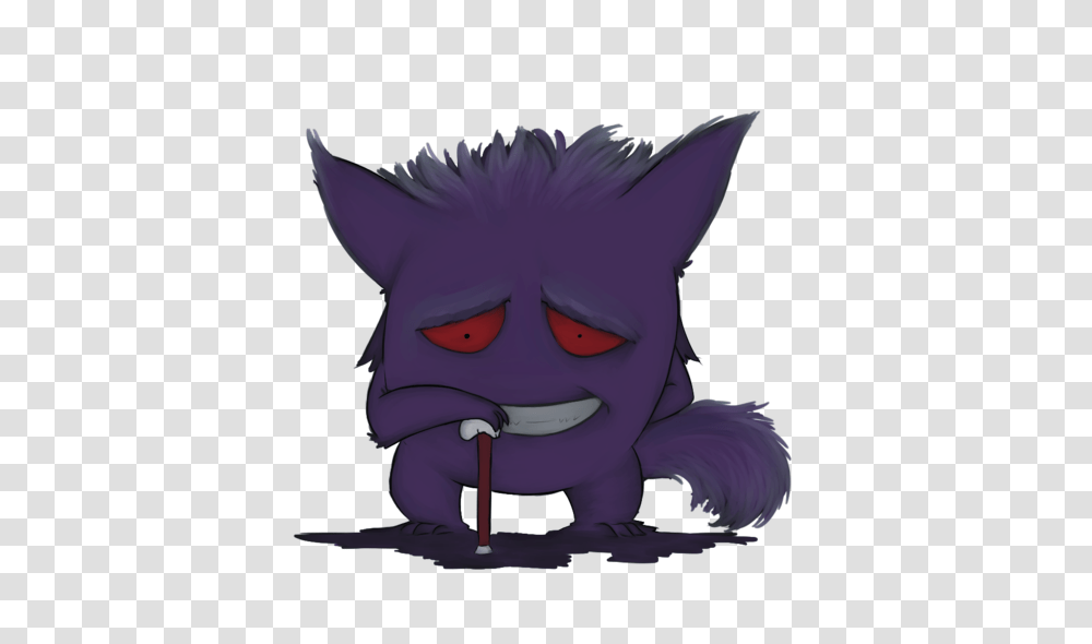 A Gastly Past Gengar Through The Ages, Animal, Mammal Transparent Png