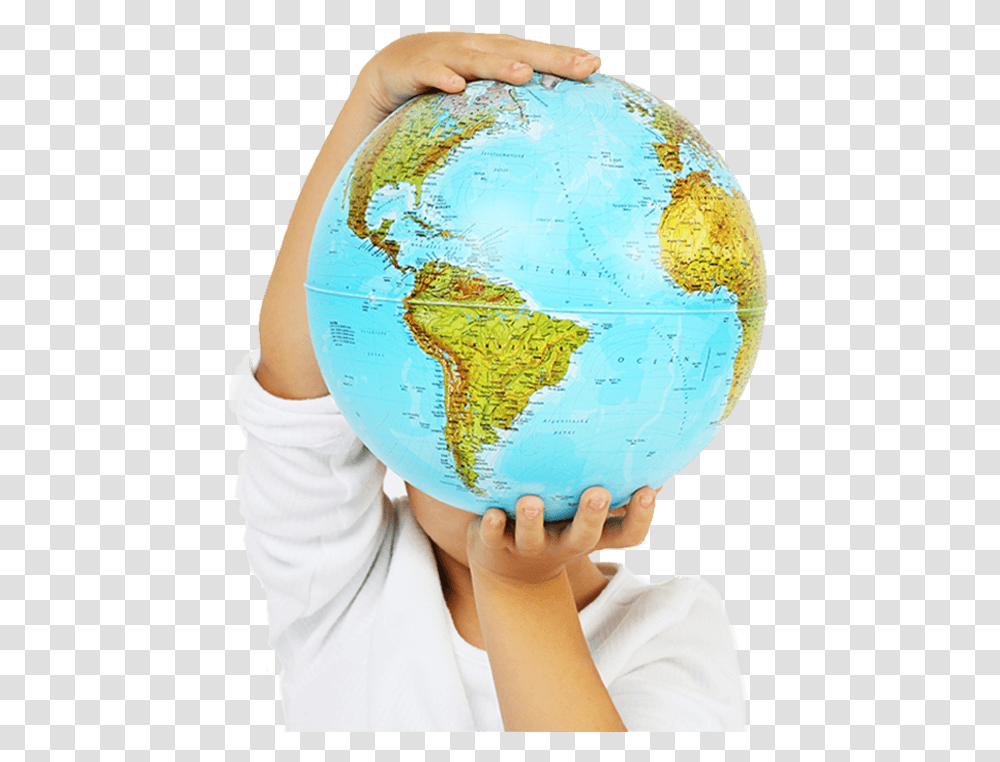 A Globe, Person, Human, Outer Space, Astronomy Transparent Png