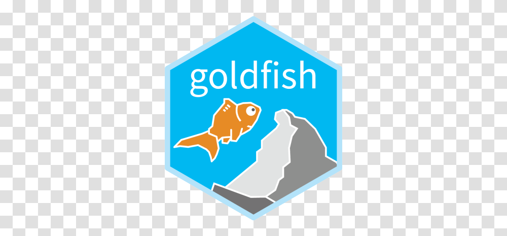 A Goldfish Jumping On Matterhorn Illustration, Animal, Sea Life Transparent Png