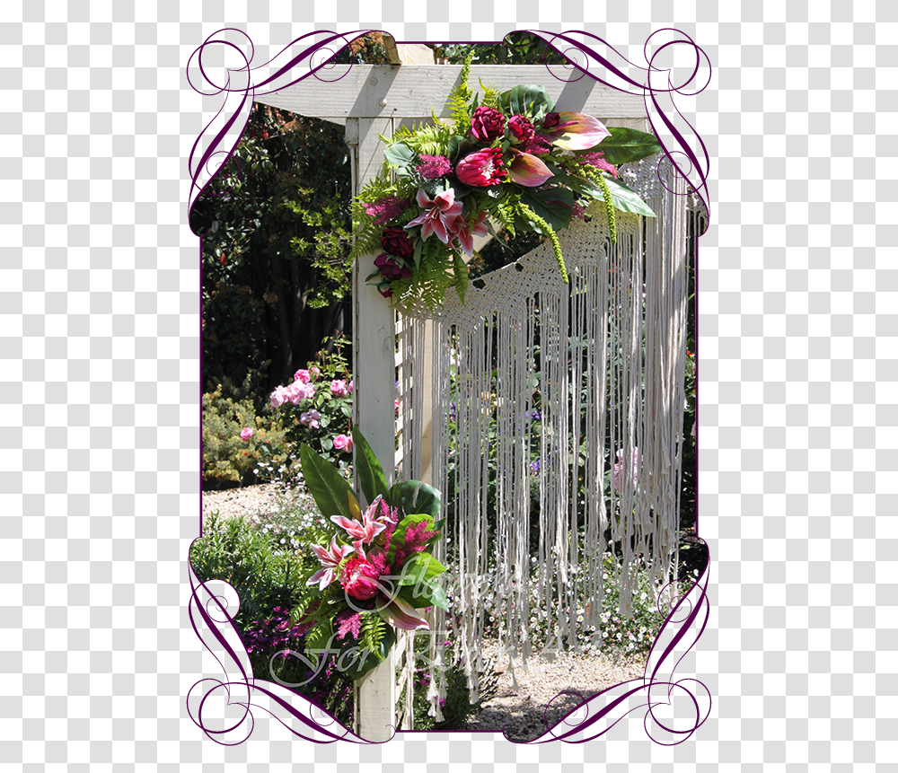A Gorgeous Silk Artificial Australian Tropical Arbor Bouquet, Plant, Flower, Blossom, Flower Bouquet Transparent Png