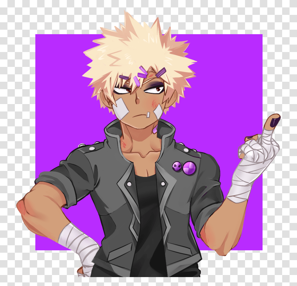 A Gothpunk Bakugou Which Might As Well Be Canon Because Goth Bakugou, Person, Human, Arm, Book Transparent Png