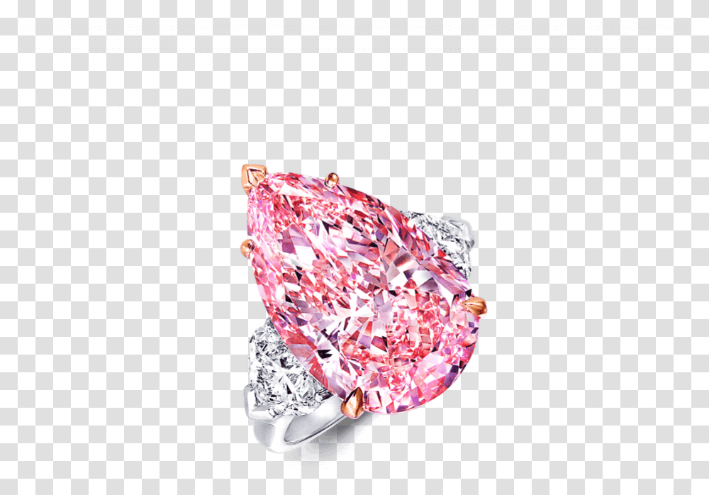 A Graff Ring Featuring A Fancy Vivid Pink Internally Graff Pink Rings, Diamond, Gemstone, Jewelry, Accessories Transparent Png