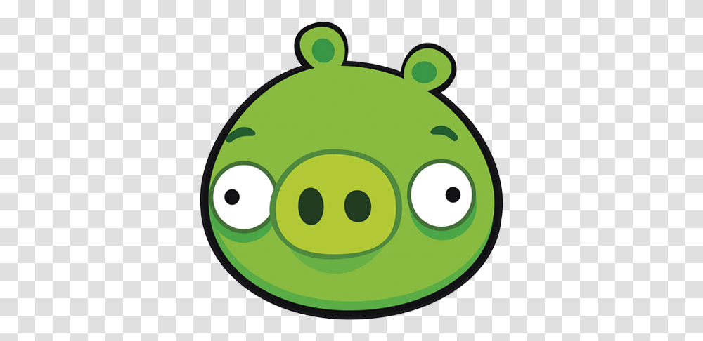 A Green Pig Charater From The Game Angry Birds Angry Birds Pig, Giant Panda, Bear, Wildlife, Mammal Transparent Png