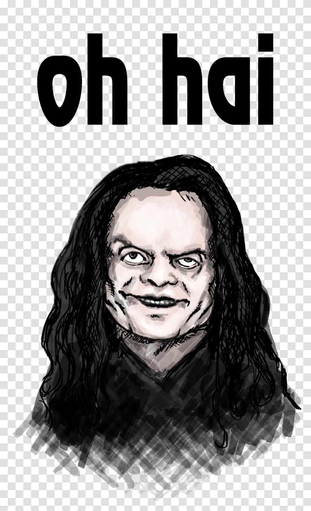 A Greeting From Tommy Wiseau Of The Room Tommy Wiseau Alpha, Face, Person, Human, Skin Transparent Png