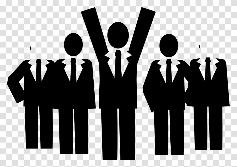 A Group Of People Corporate Communications Image, Crowd, Audience, Silhouette, Stencil Transparent Png