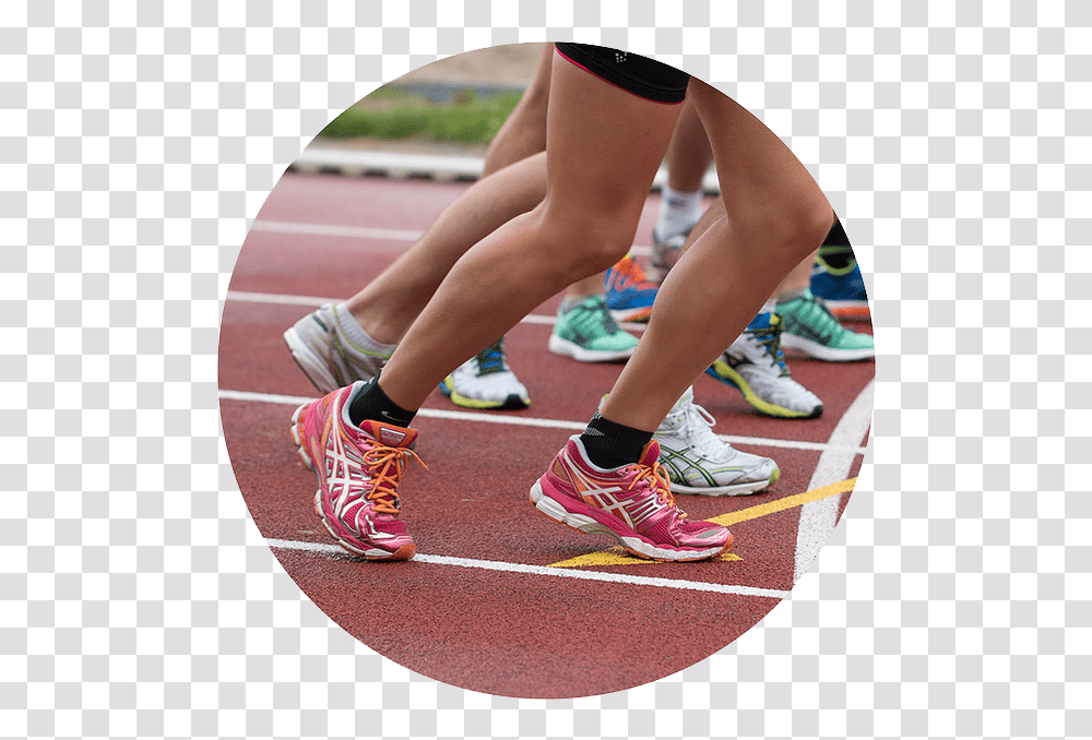 A Group Of Runners Prepare For A Race Sports, Apparel, Person, Human Transparent Png