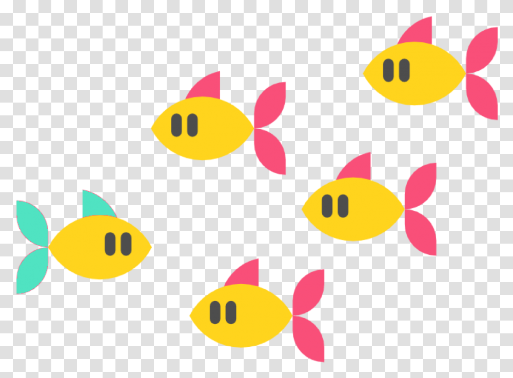 A Group Of Small Fish That Learn To Know Each Other, Pac Man, Parade Transparent Png