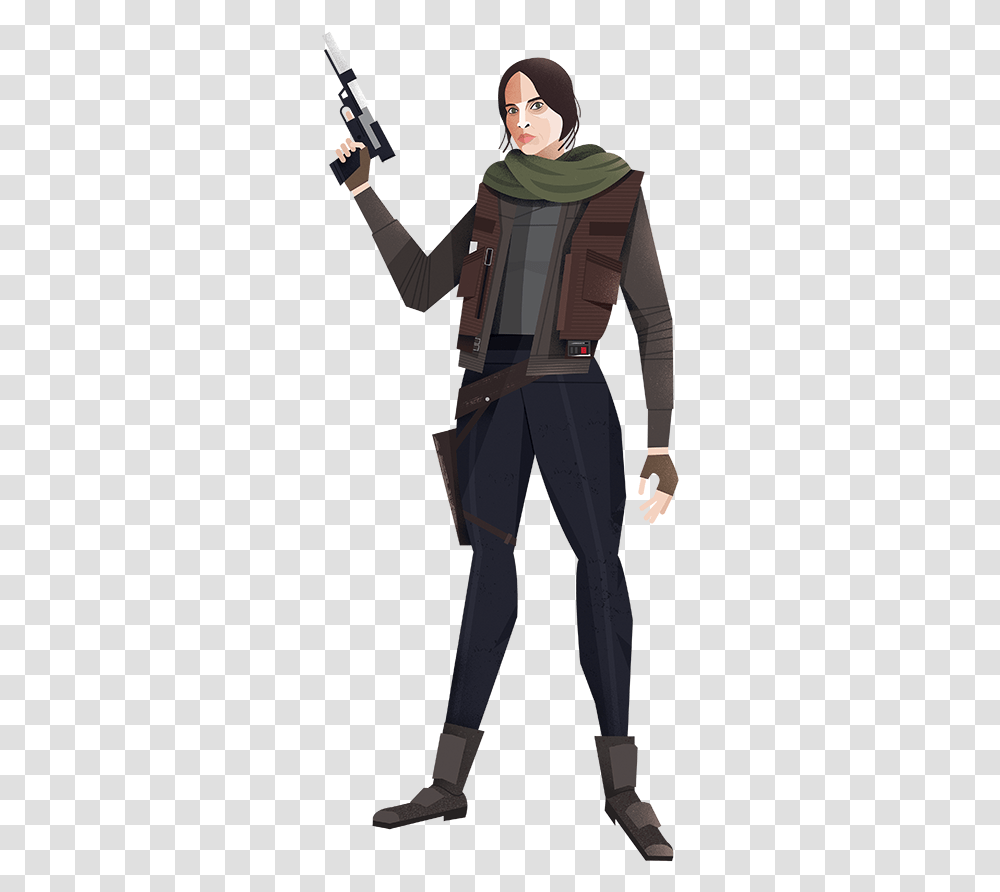 A Guide To The Characters Of Rogue One Star Wars Story Character, Clothing, Sleeve, Jacket, Coat Transparent Png