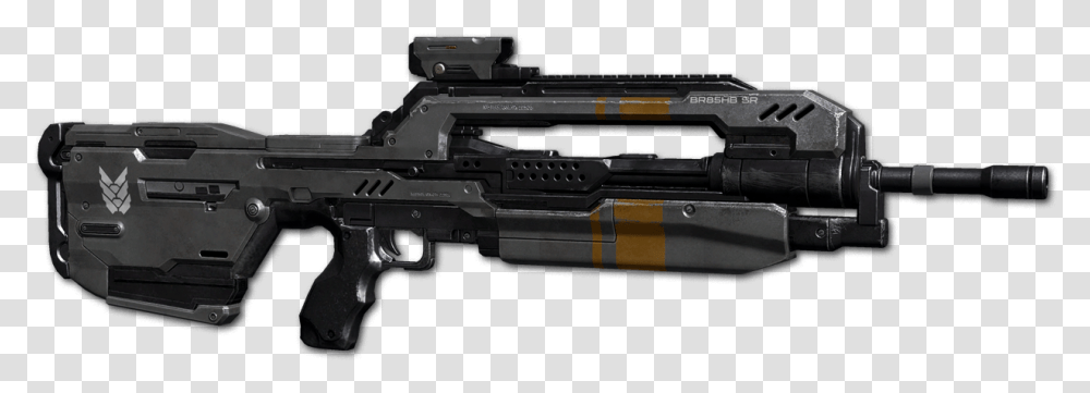 A Halo 4 Battle Rifle Halo Battle Rifle, Gun, Weapon, Weaponry, Armory Transparent Png