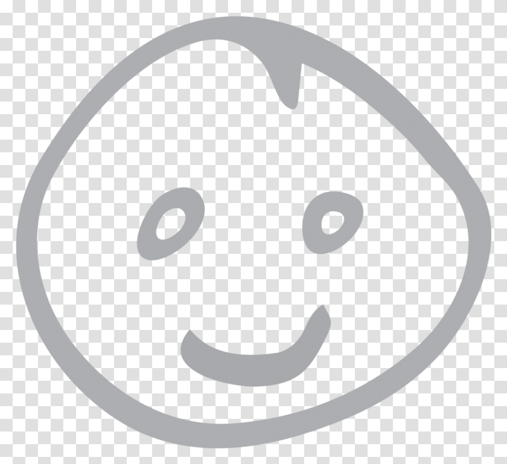A Hand Drawn Smiley Face Smiley, Stencil, Giant Panda, Wildlife, Mammal Transparent Png