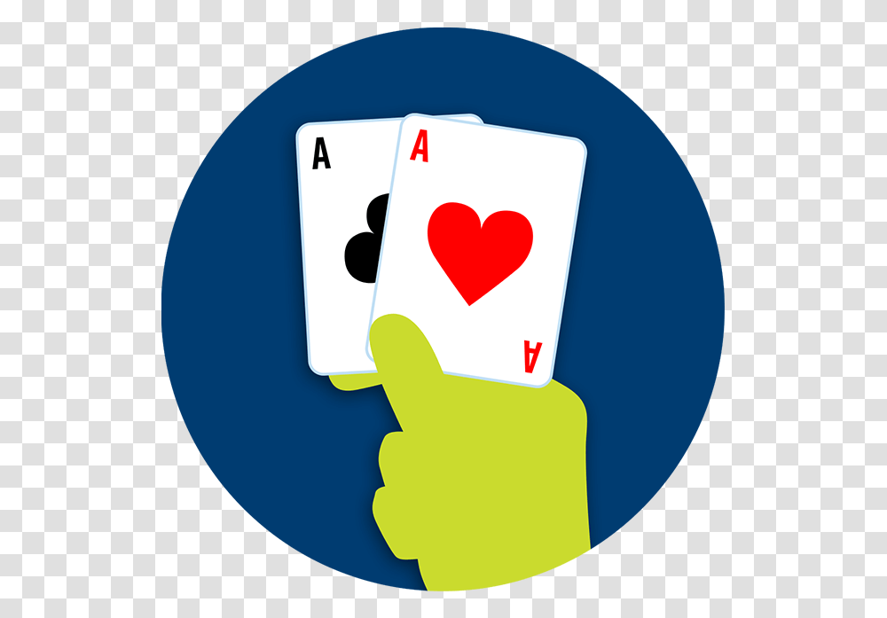 A Hand Holds Up A Pair Of Aces, Game Transparent Png