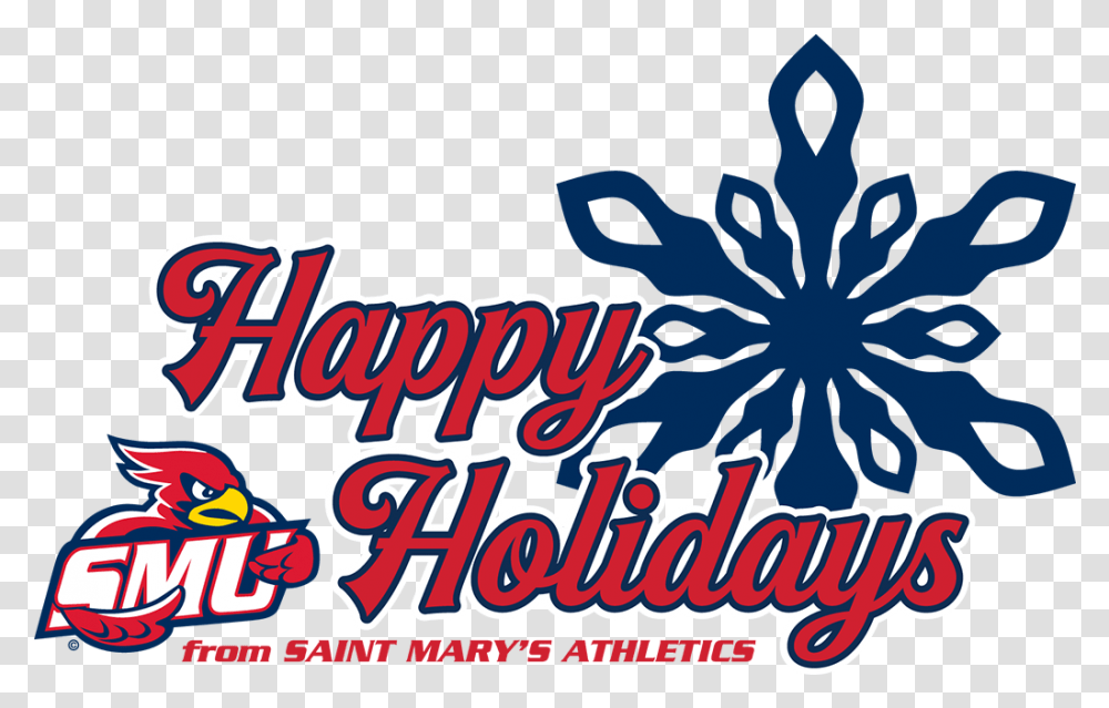 A Happy Holidays Video From Cardinal Athletics Saint Mary's University Of Minnesota, Poster, Outdoors Transparent Png