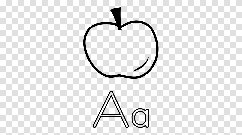 A Is For An Apple Vector Clip Art, Gray, World Of Warcraft Transparent Png