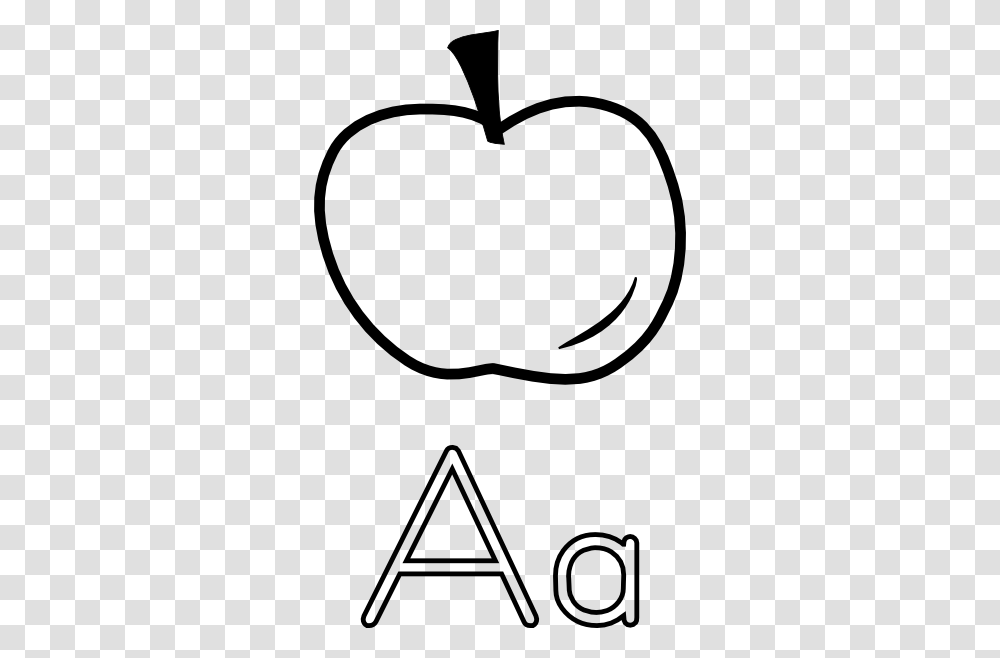 A Is For Apple Clip Arts Download, Stencil, Logo, Trademark Transparent Png