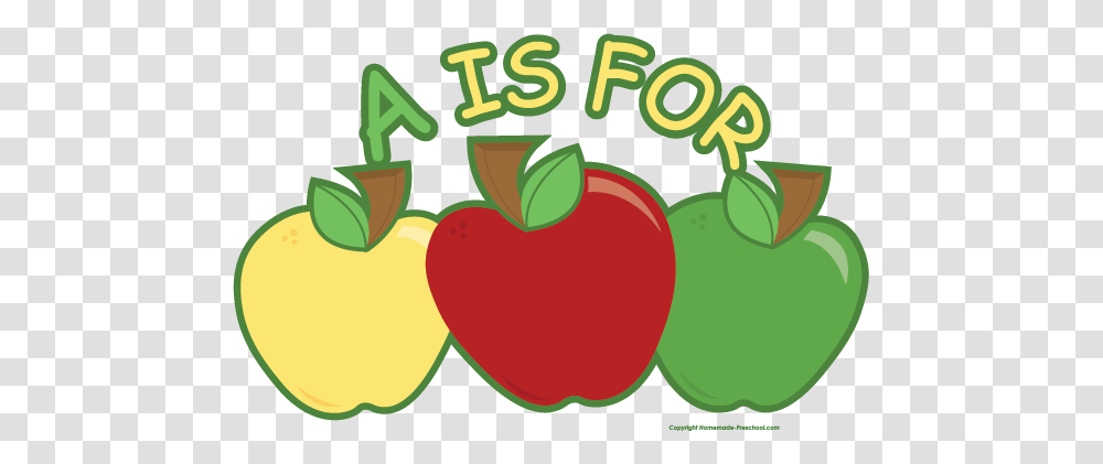 A Is For Apple, Plant, Number Transparent Png
